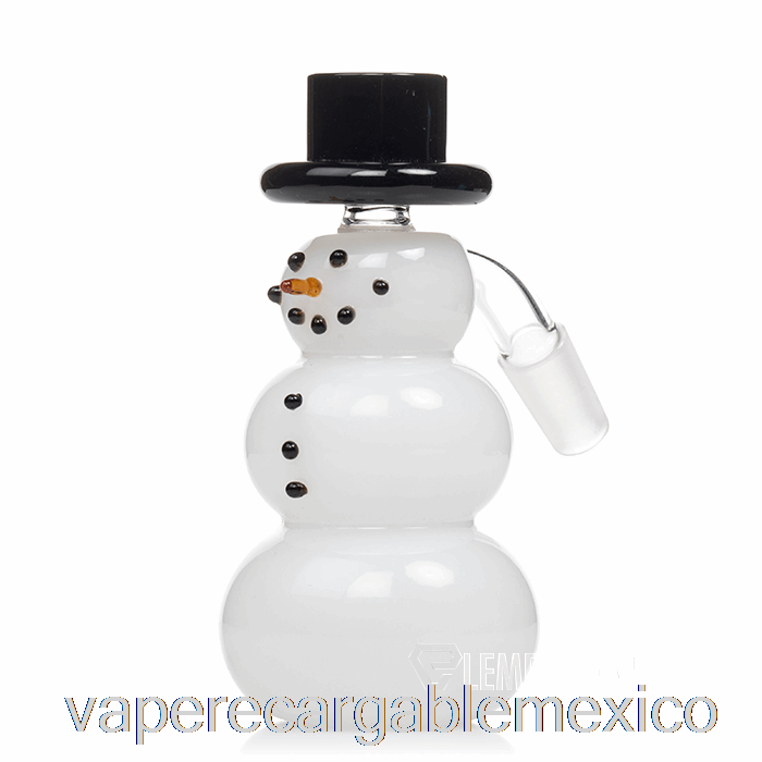 Vape Recargable Mj Arsenal 10mm Snowperson Le Ash Catcher Blanco